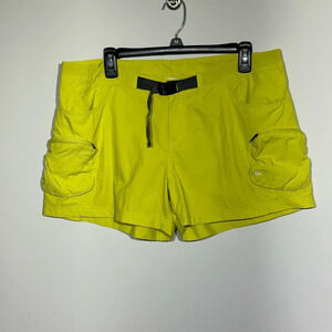 COLUMBIA Belted Nylon Cargo Hiking Shorts Womens L